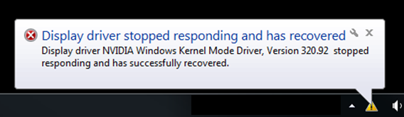 User mode driver problems windows 7